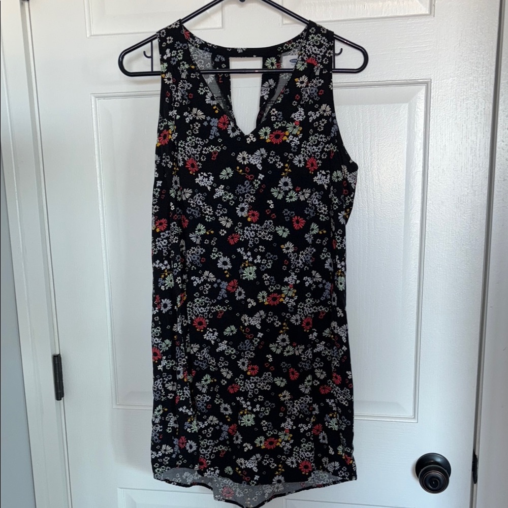 Chic Black and Red Mini Dress